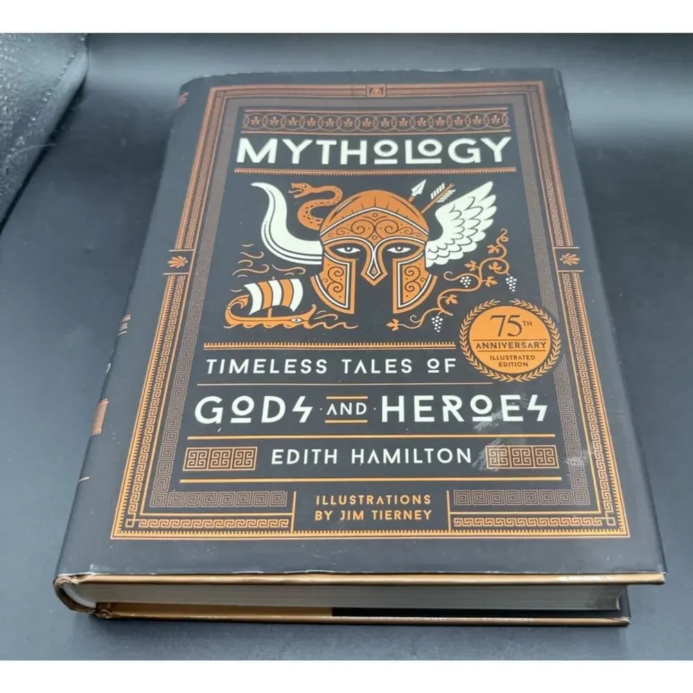 Mythology: Timeless Tales Of Gods And Heroes Hardcover DJ EUC